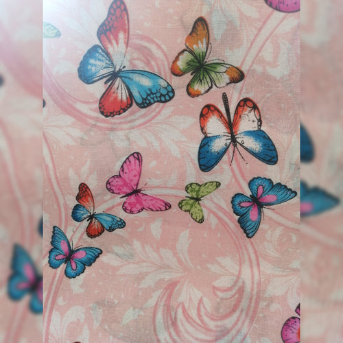 Butterflies Swirling Pink Snug Small