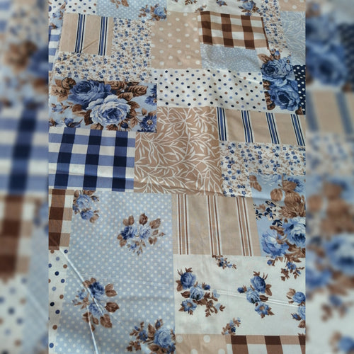 Floral Patchwork Blue Snug Small