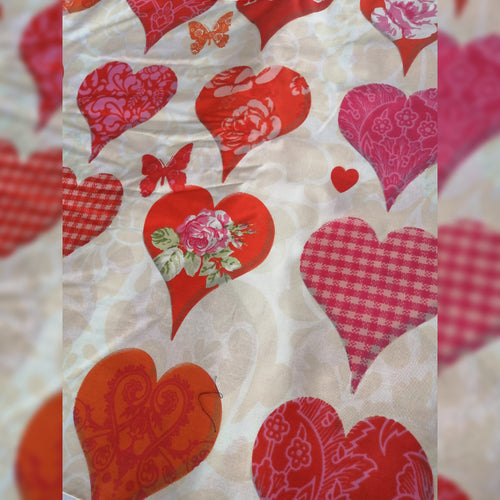 Hearts Red Snug Small