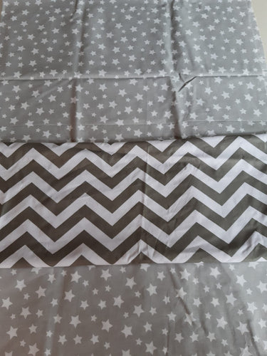 Designer Stars & Chevron Grey Snug Small