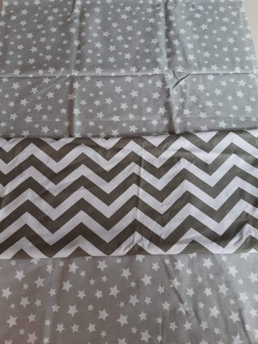 Designer Stars & Chevron Grey Snug Large